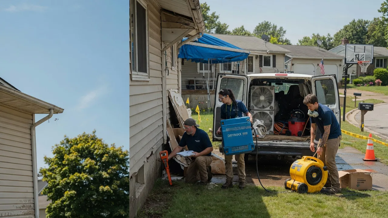 Ceiling Leak Cleanup in Liberty Center, IN near me